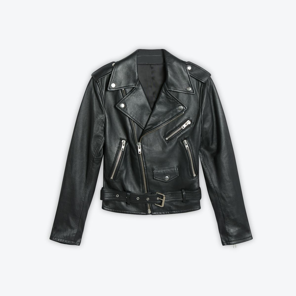 Niki Leather Motorcycle Jacket